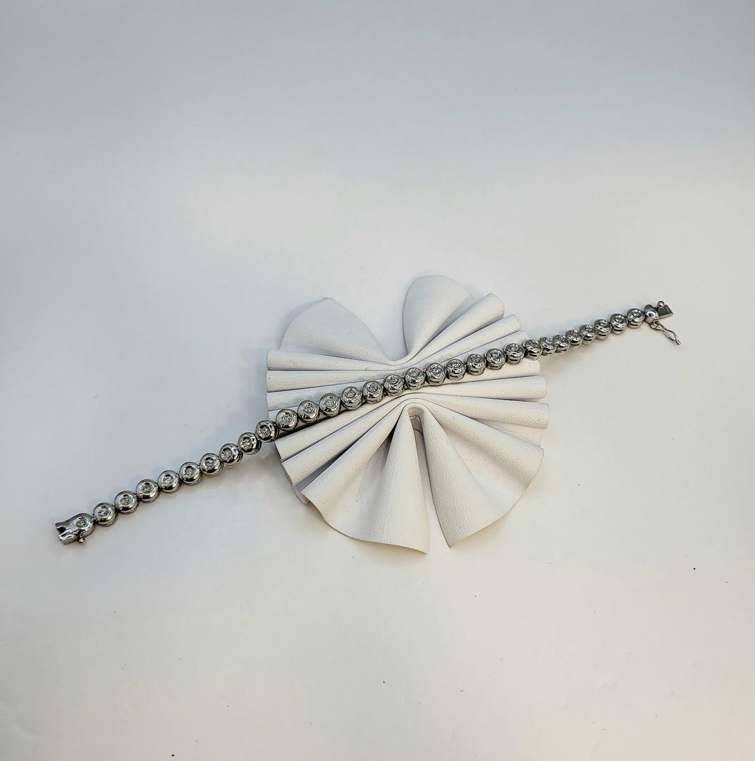 Bracciale oro diamantini