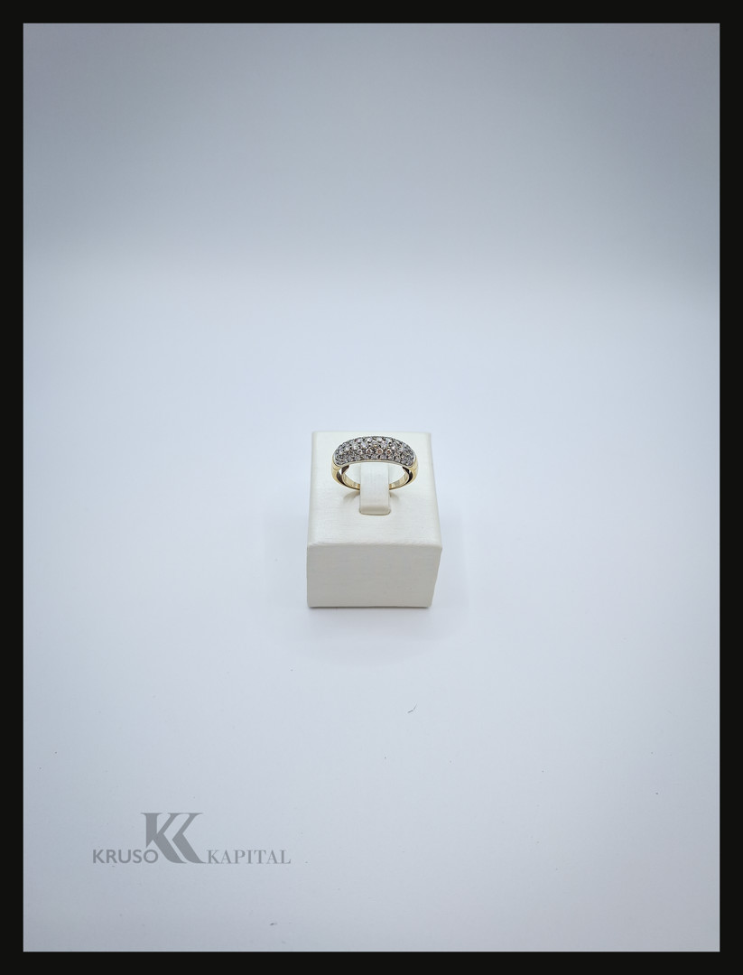 Anello oro diamanti