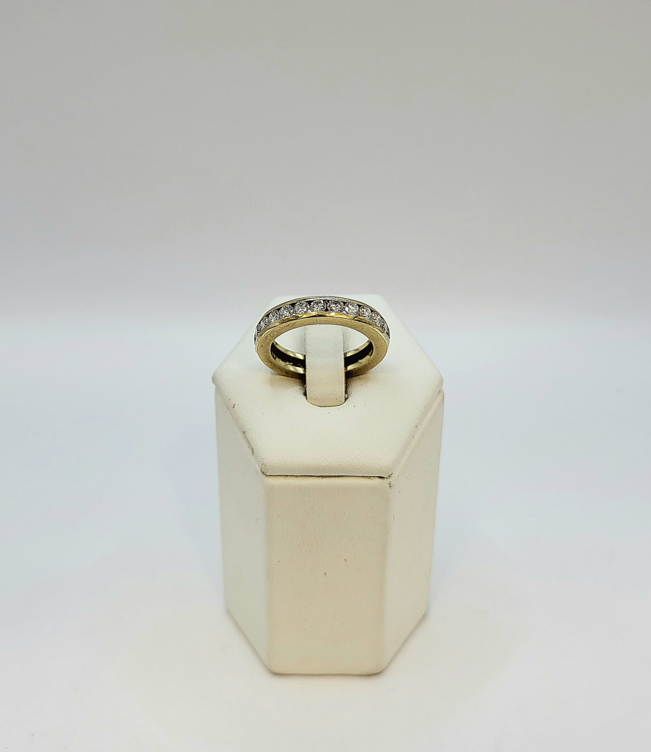 Anello oro diamanti