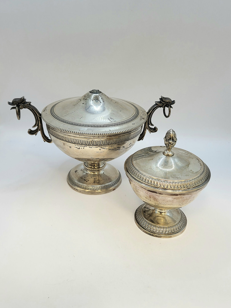 Due zuccheriere argento