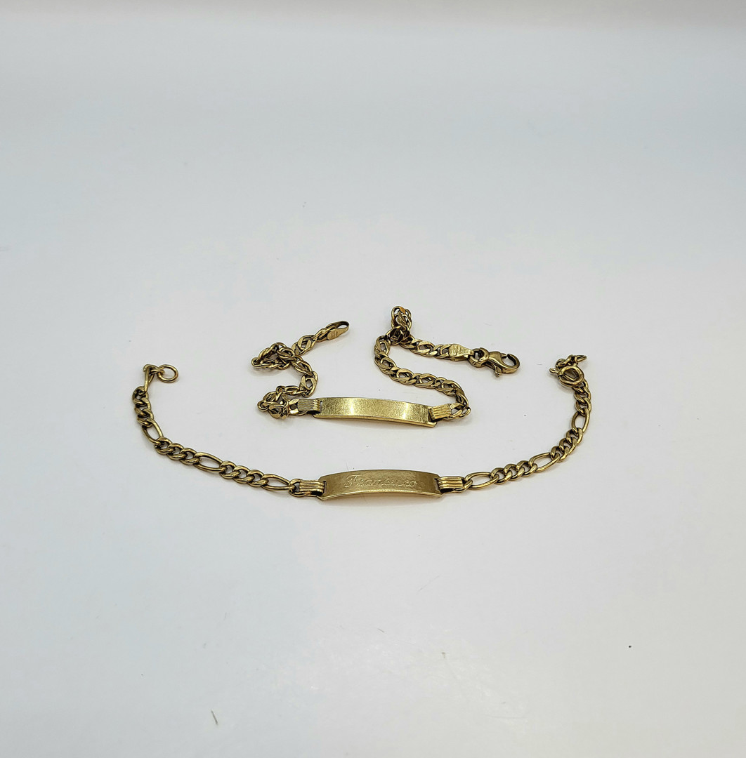 Due bracciali oro
