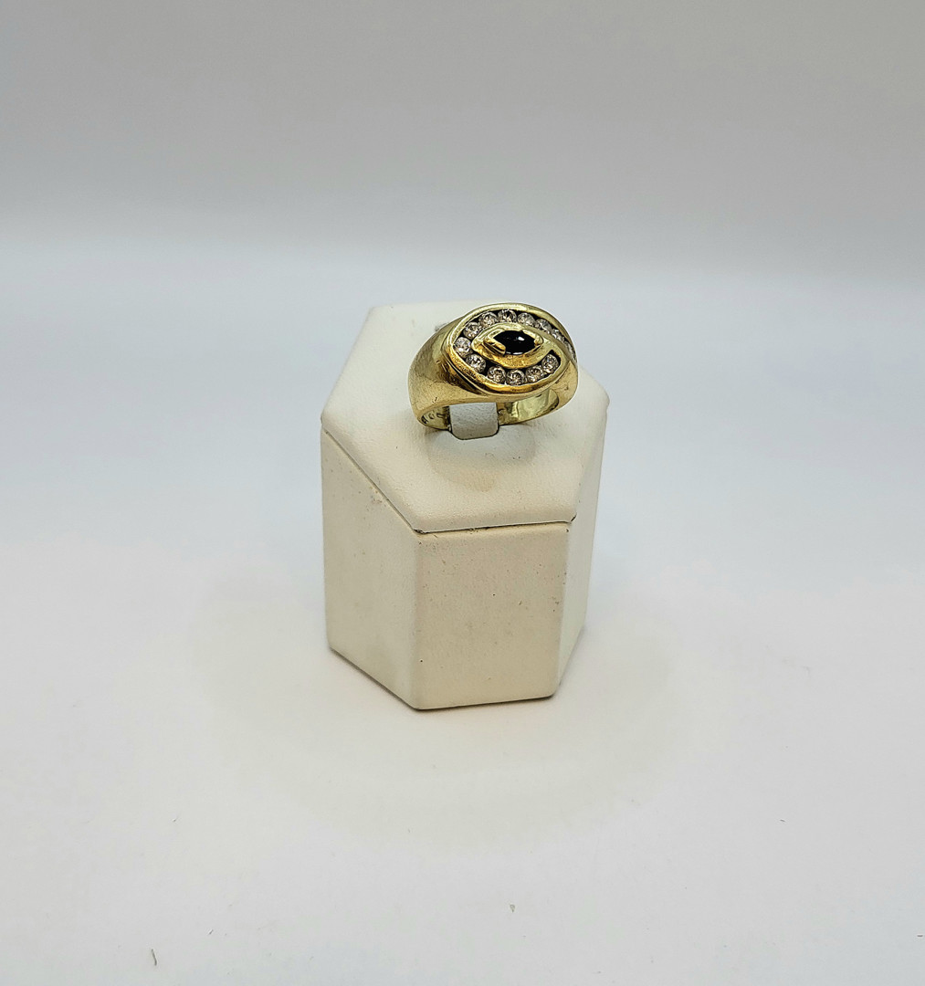 Anello oro pietre