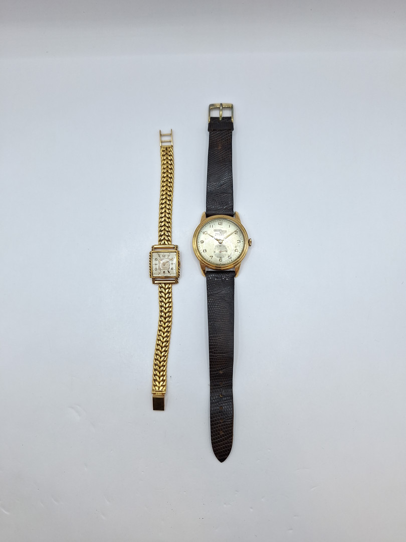 Due orologi in oro 