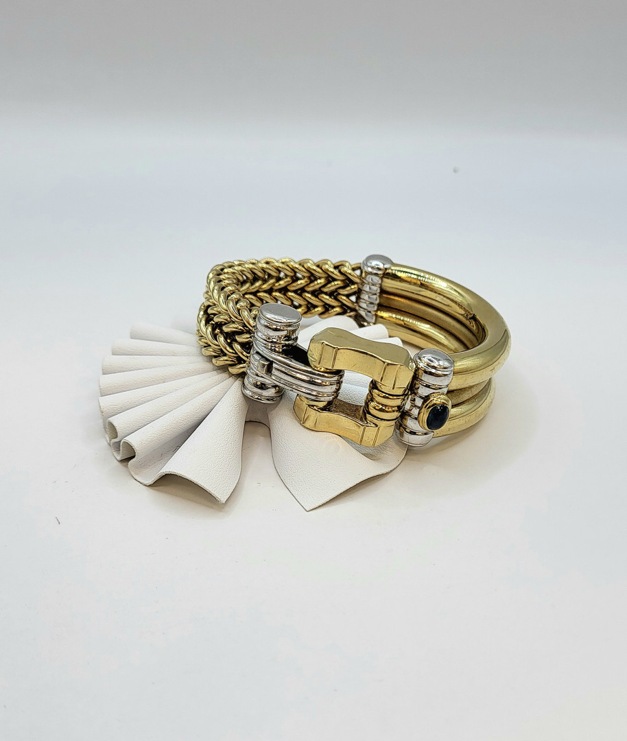 Bracciale oro pietra
