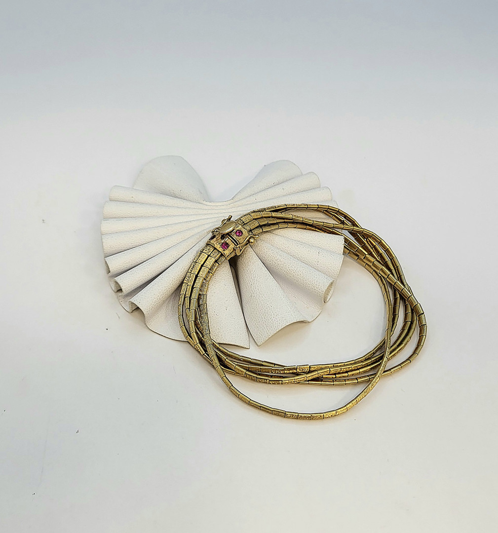 Bracciale oro pietre
