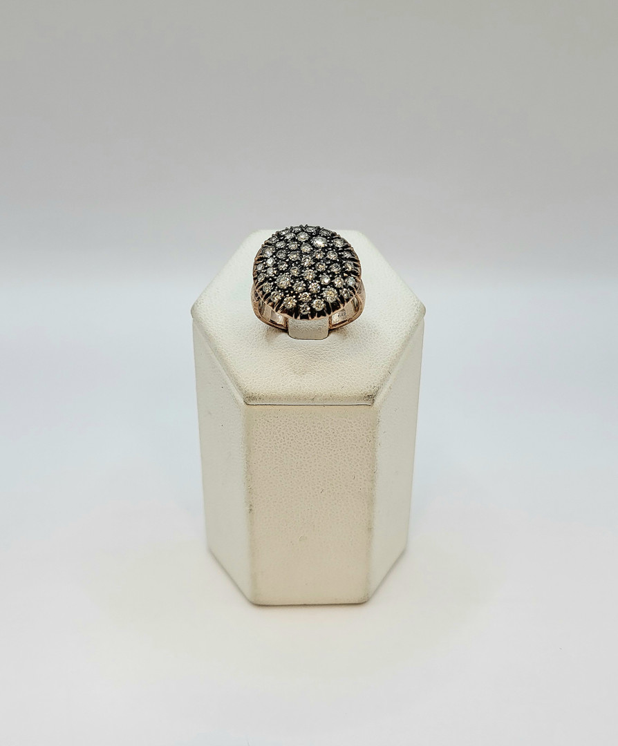 Anello oro diamanti