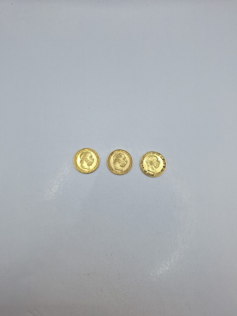 Tre monete oro 