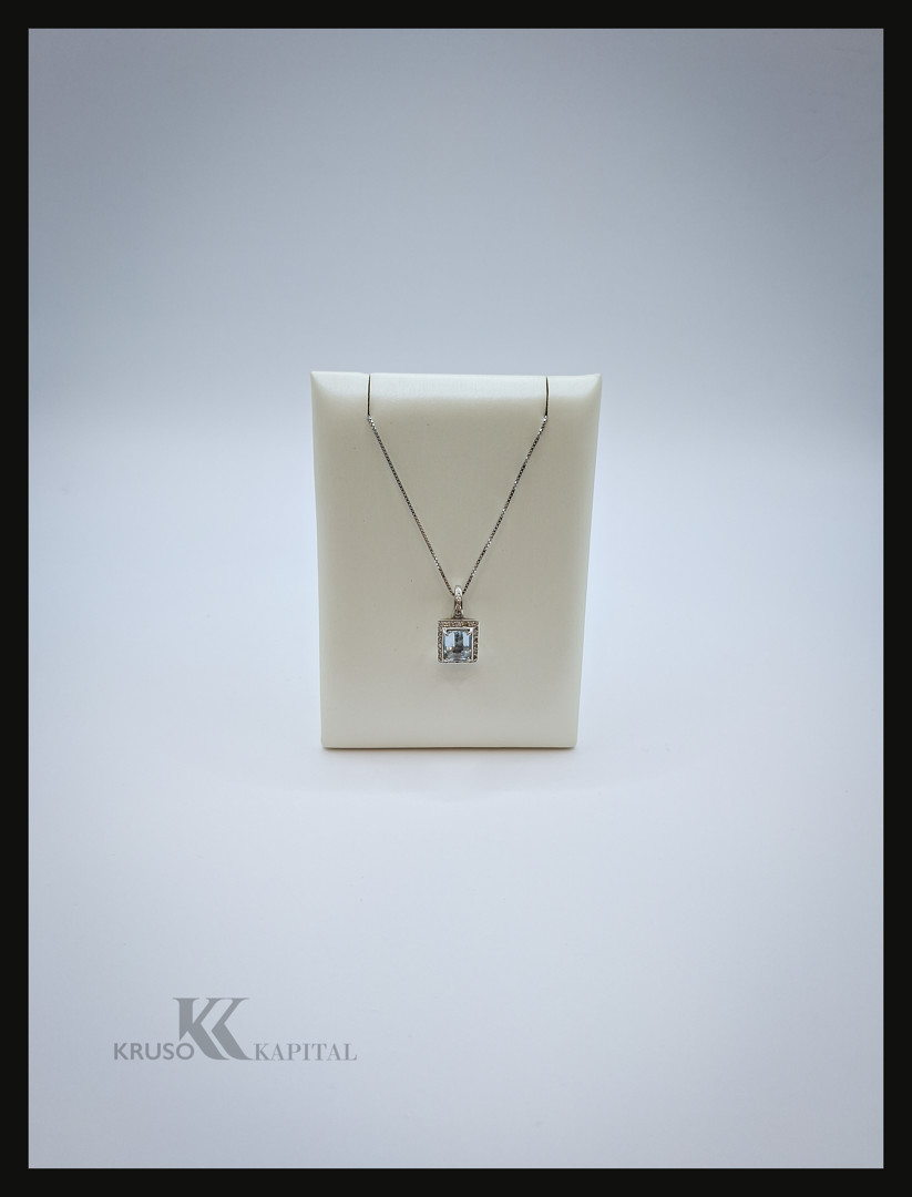 Collana ciondolo oro pietre