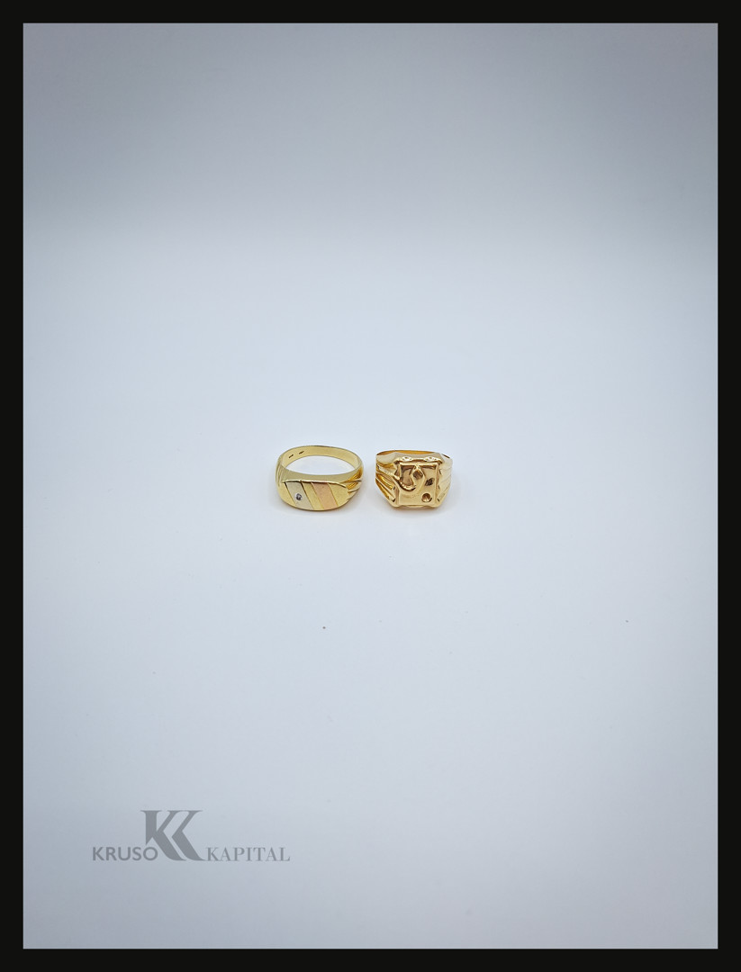 Due anelli oro