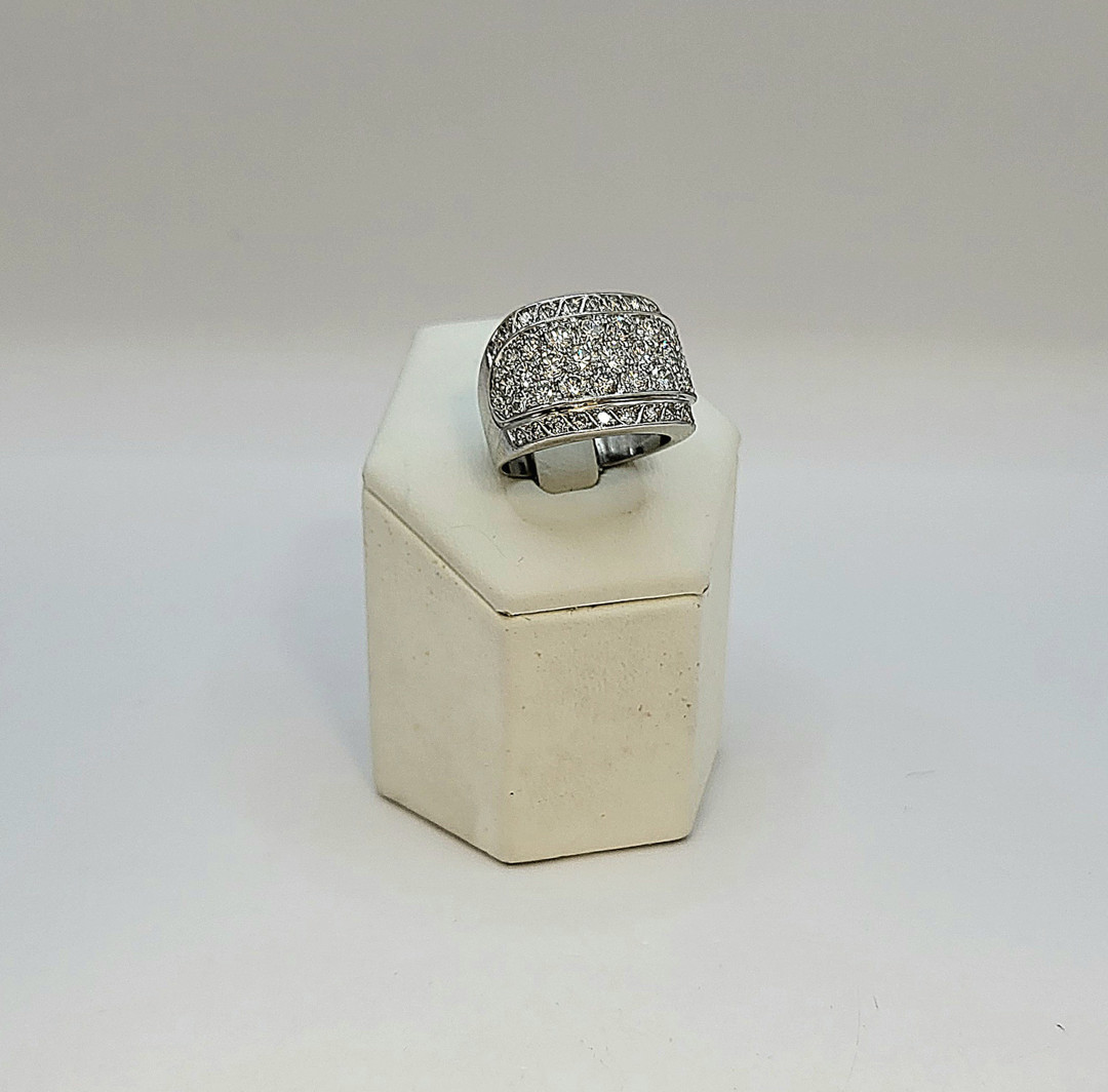Anello oro diamanti