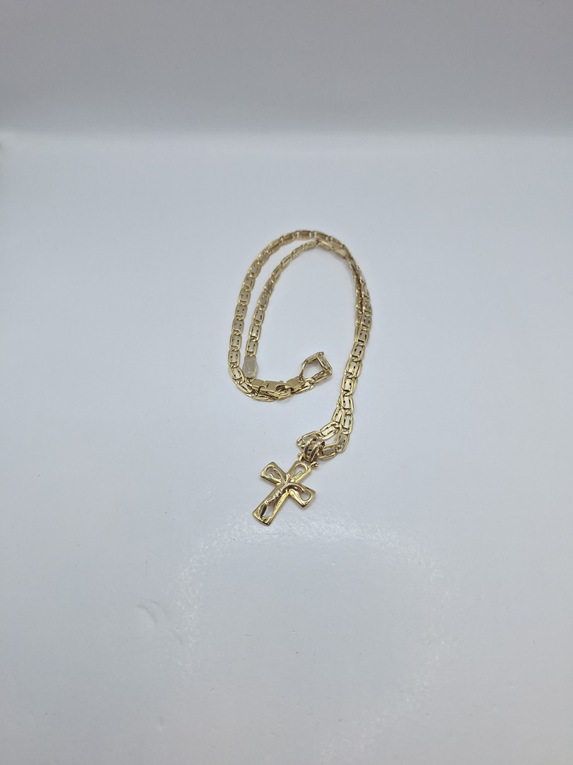 Collana croce oro