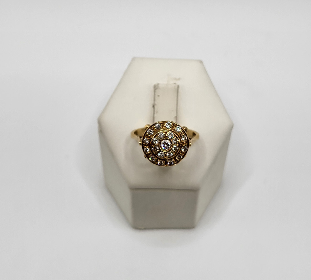 Anello oro diamantini 