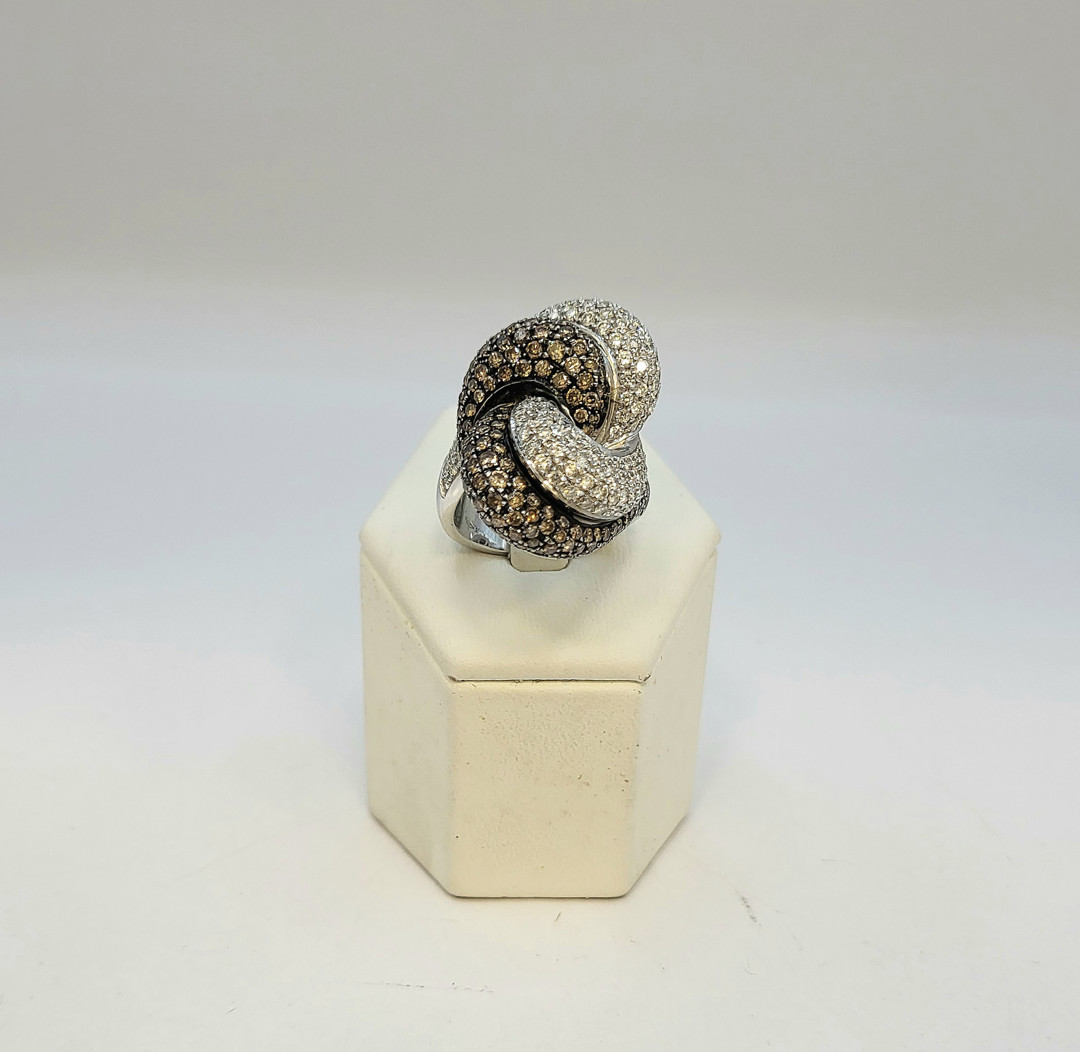 Anello oro diamanti