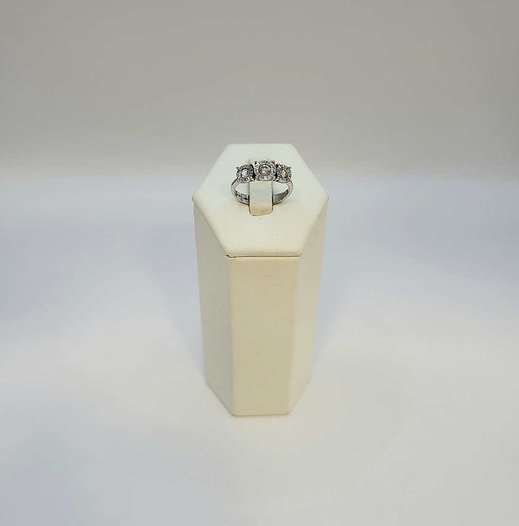 Anello oro diamantini