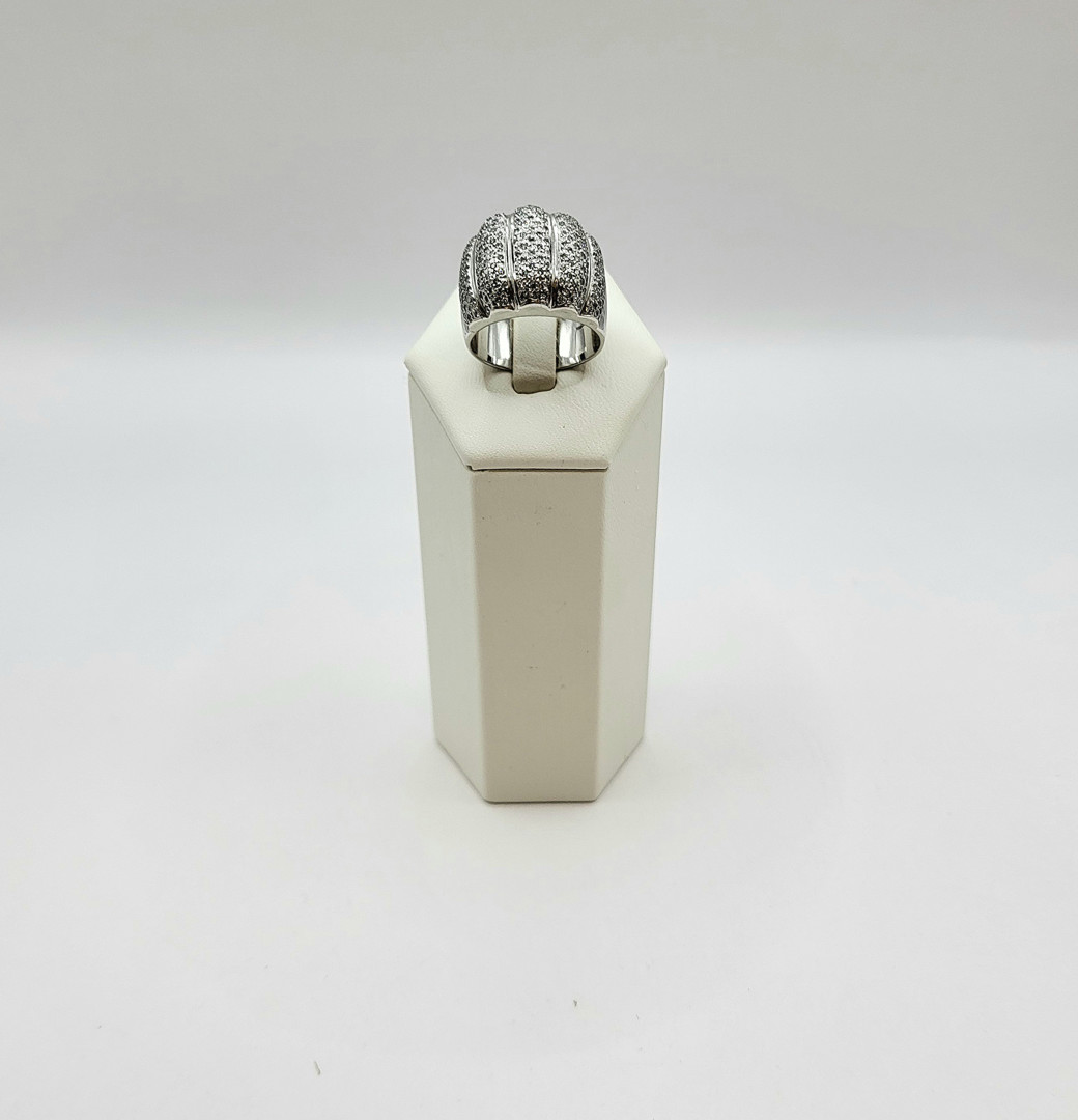 Anello oro diamantini