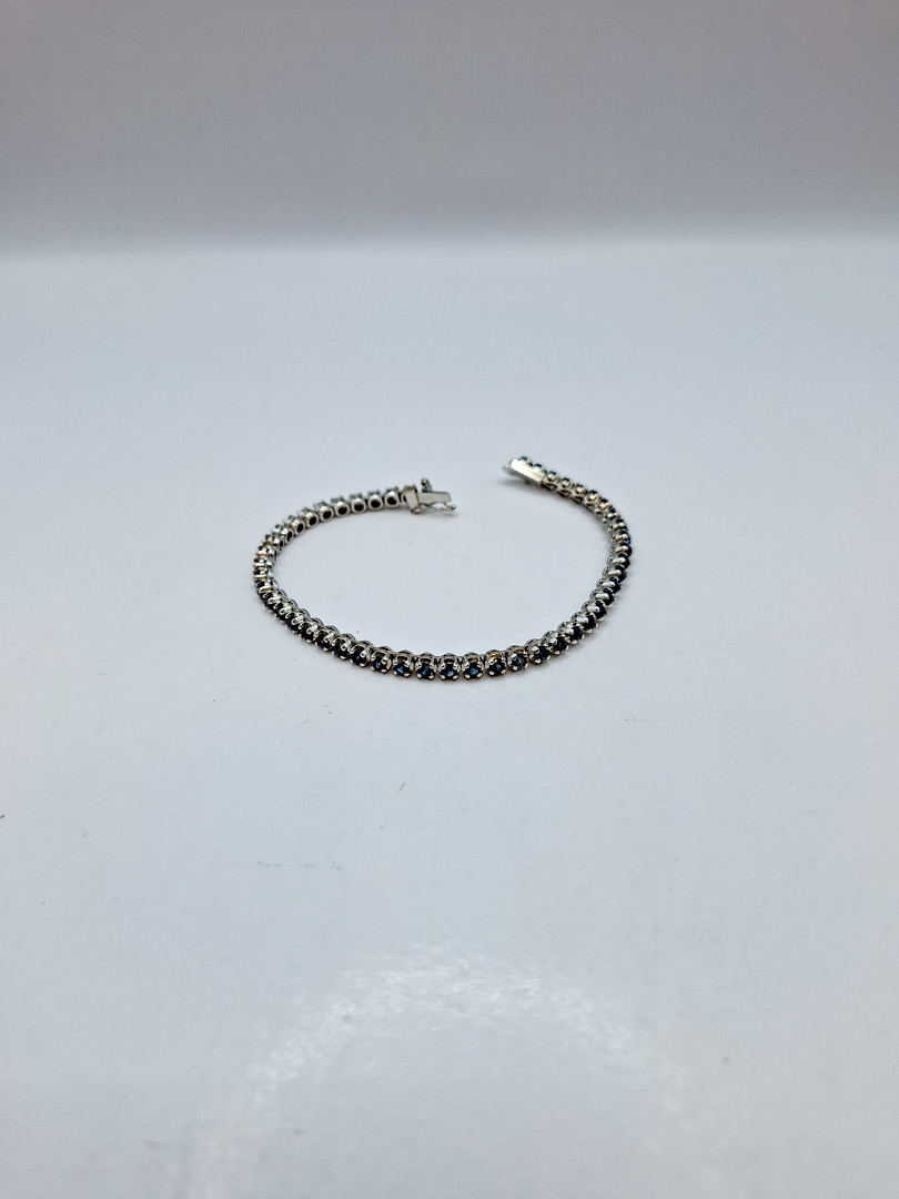 Bracciale "tennis" oro pietre