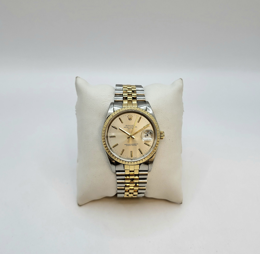 Orologio Rolex Oyster Perpetual Date acciaio e oro 