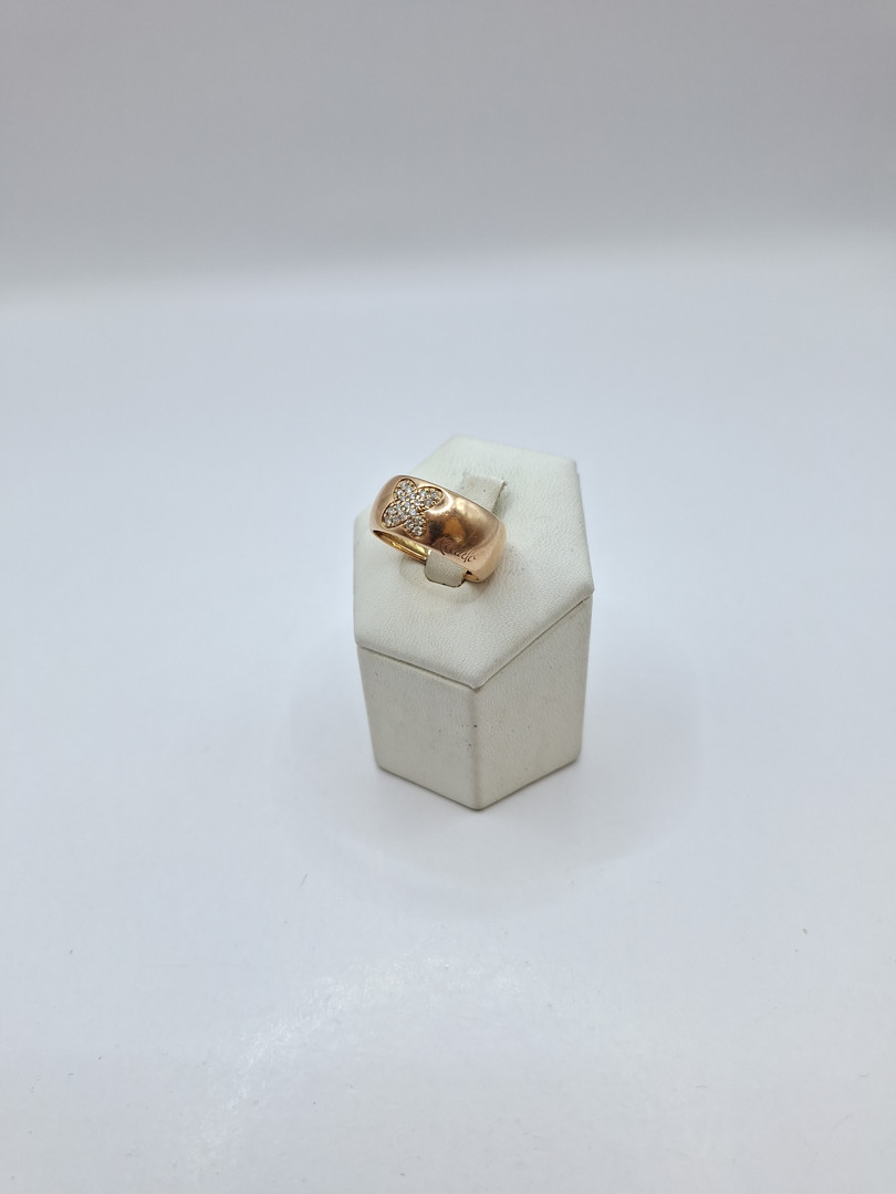 Anello a firma Recarlo oro diamantini 