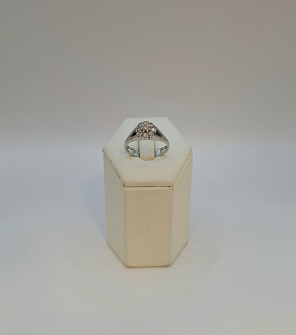 Anello oro diamantini 