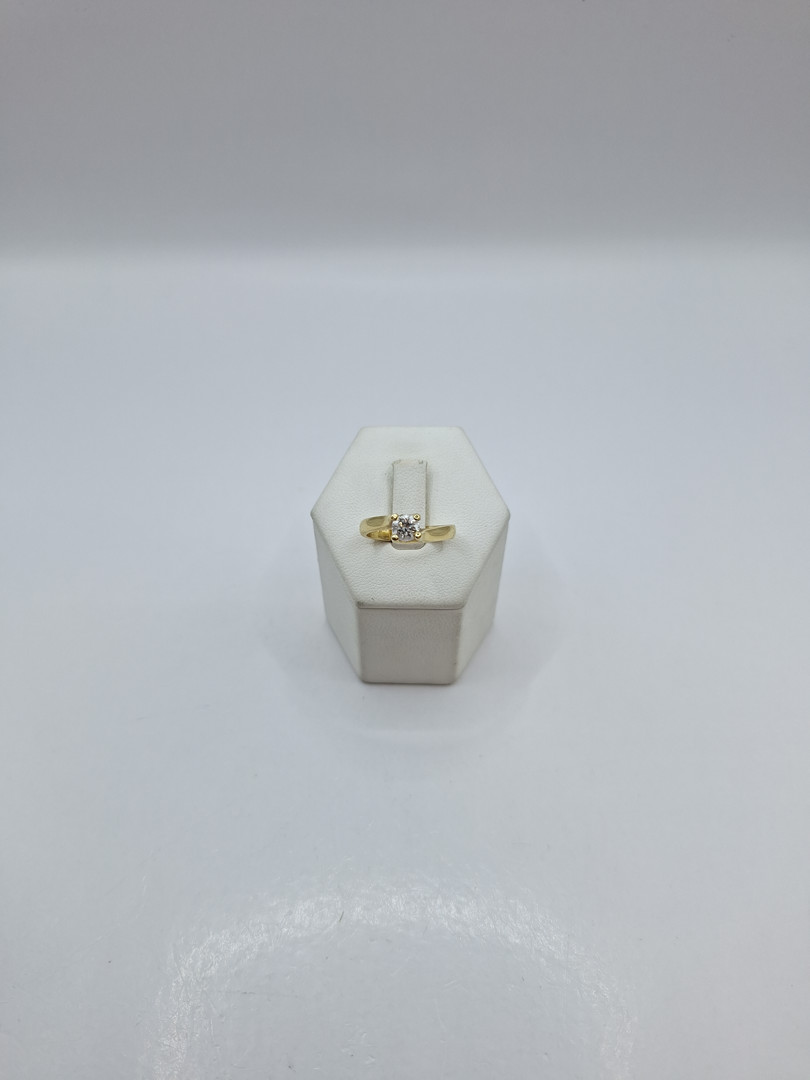 Anello oro diamante