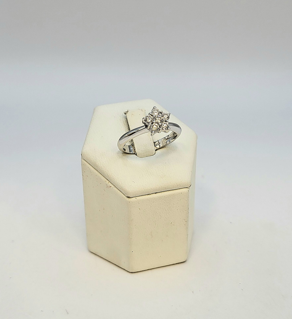 Anello oro diamanti