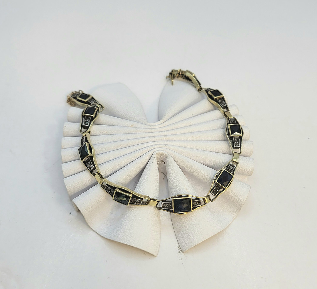 Bracciale oro argento diamanti pietre
