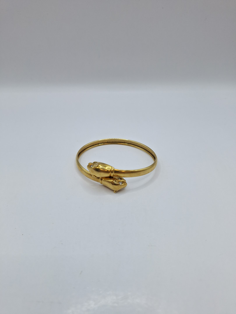 Bracciale oro con pietre