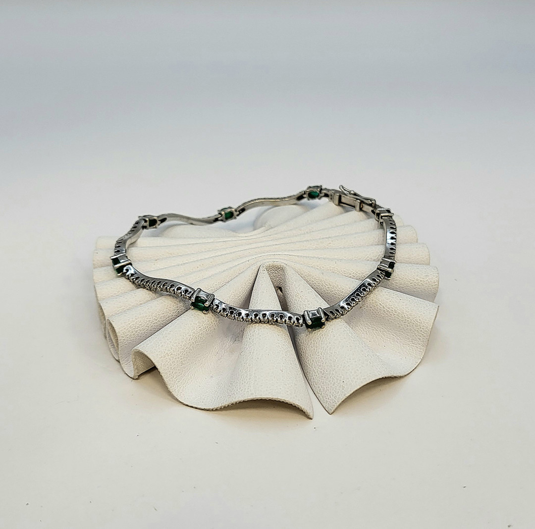 Bracciale oro diamanti pietre