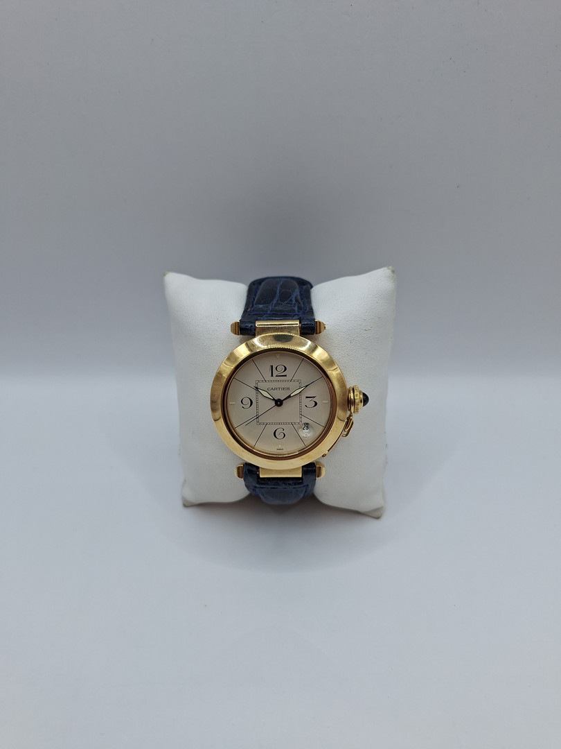 Orologio cassa e fibbia oro Cartier Pasha