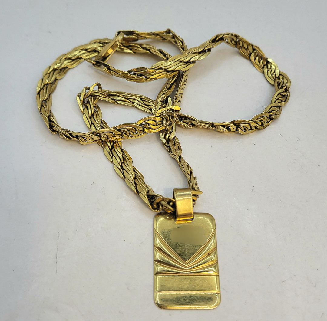 Collana ciondolo oro