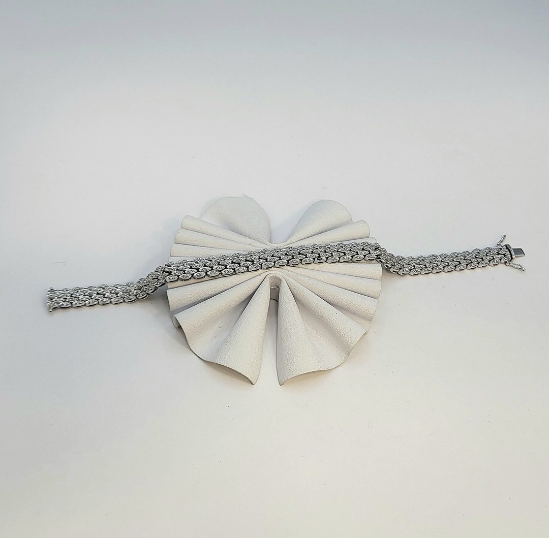 Bracciale oro diamantini