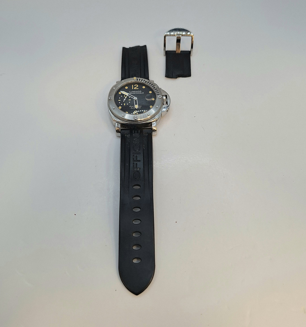 Orologio acciaio Panerai Luminor Submersible