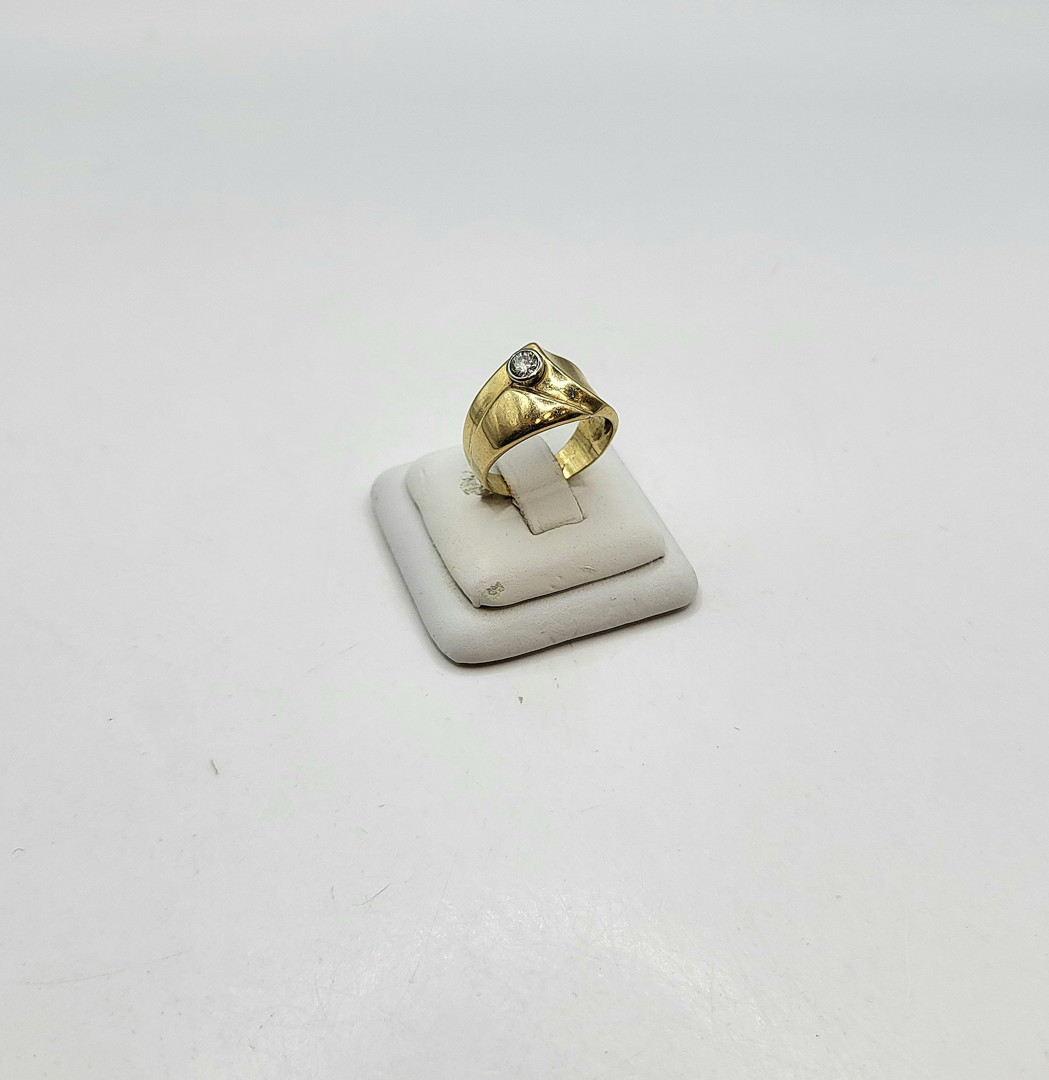 Anello oro diamante
