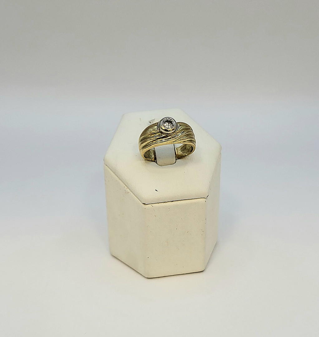 Anello oro diamante