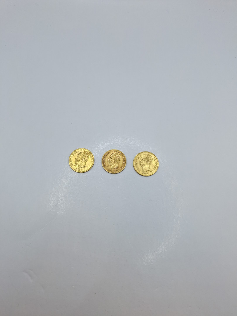 Tre monete oro