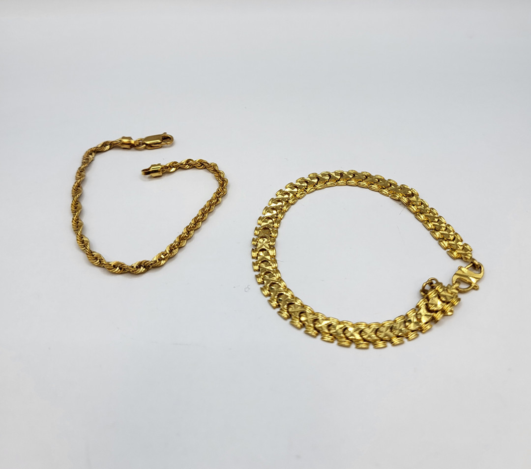 Due bracciali oro