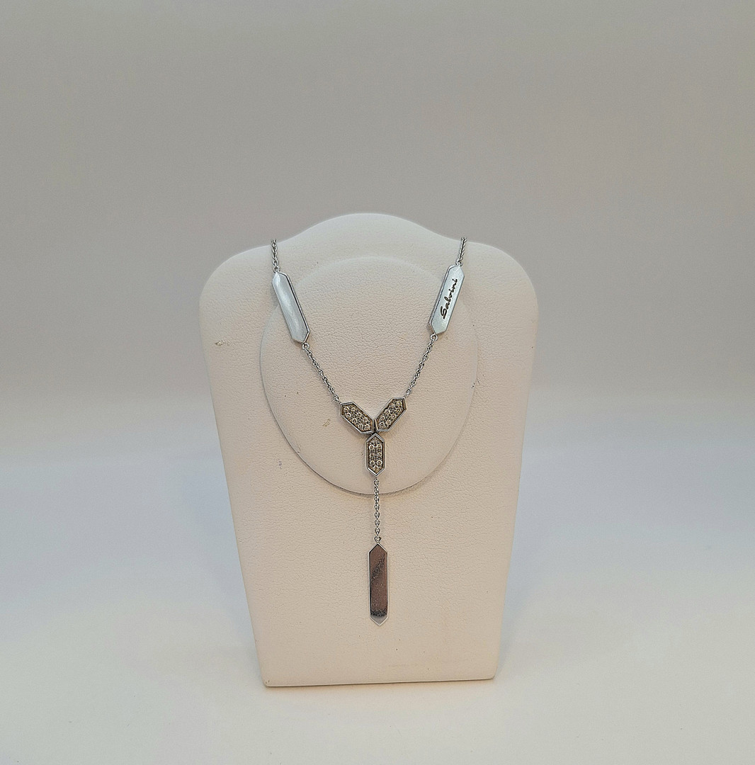Collana a firma Salvini oro diamantini