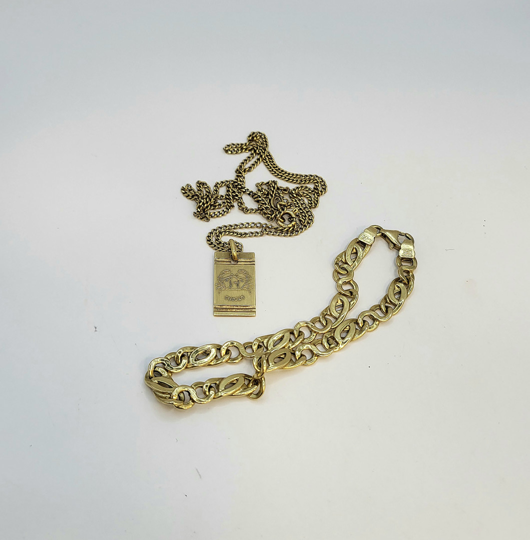 Collana bracciale pezzo oro