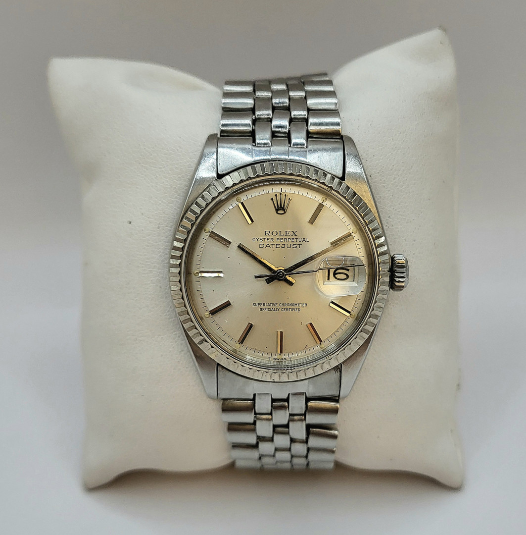 Orologio Rolex Datejust acciaio lunetta oro 