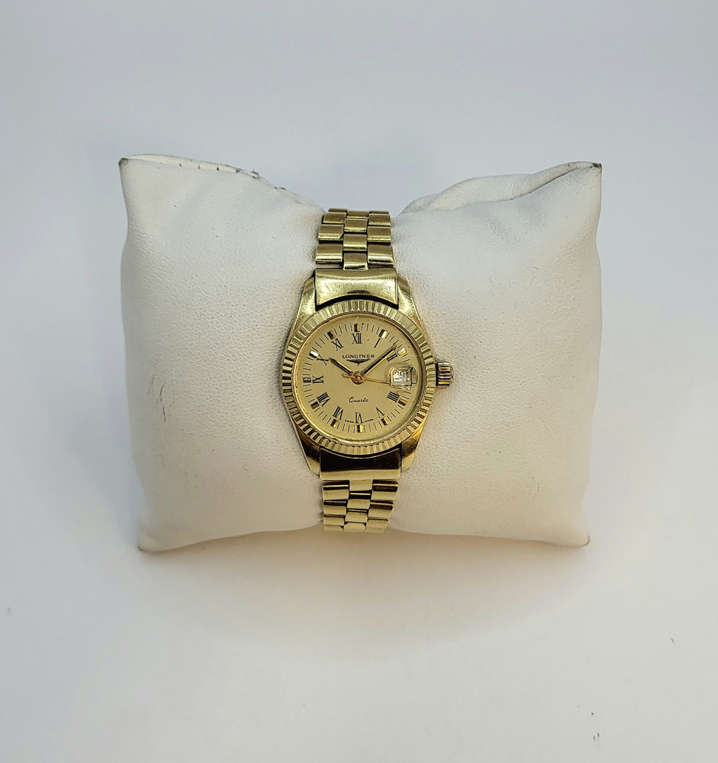 Orologio Longines con bracciale oro