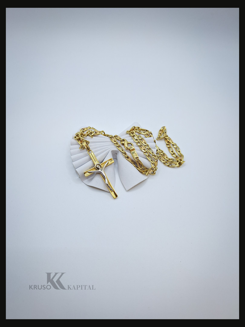 Collana e croce oro 