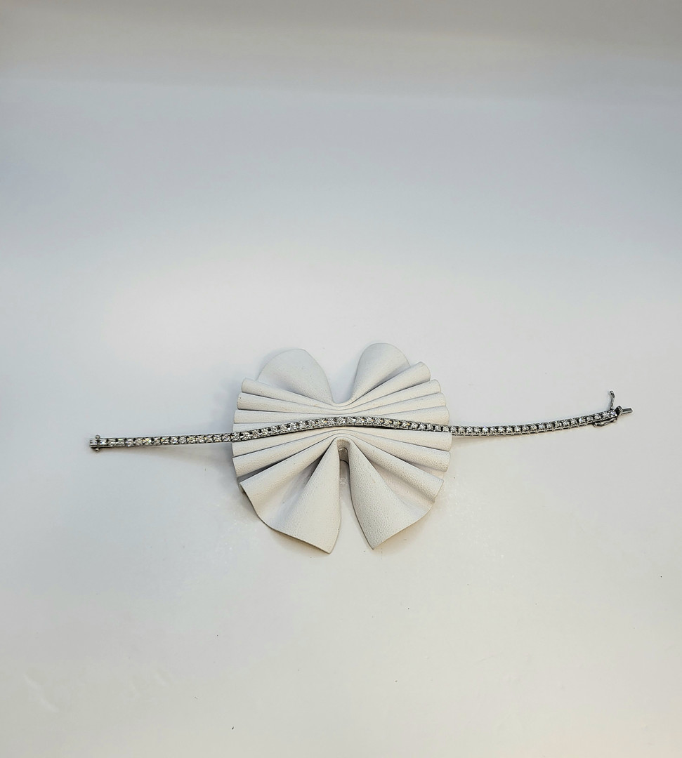 Bracciale tennis oro diamanti