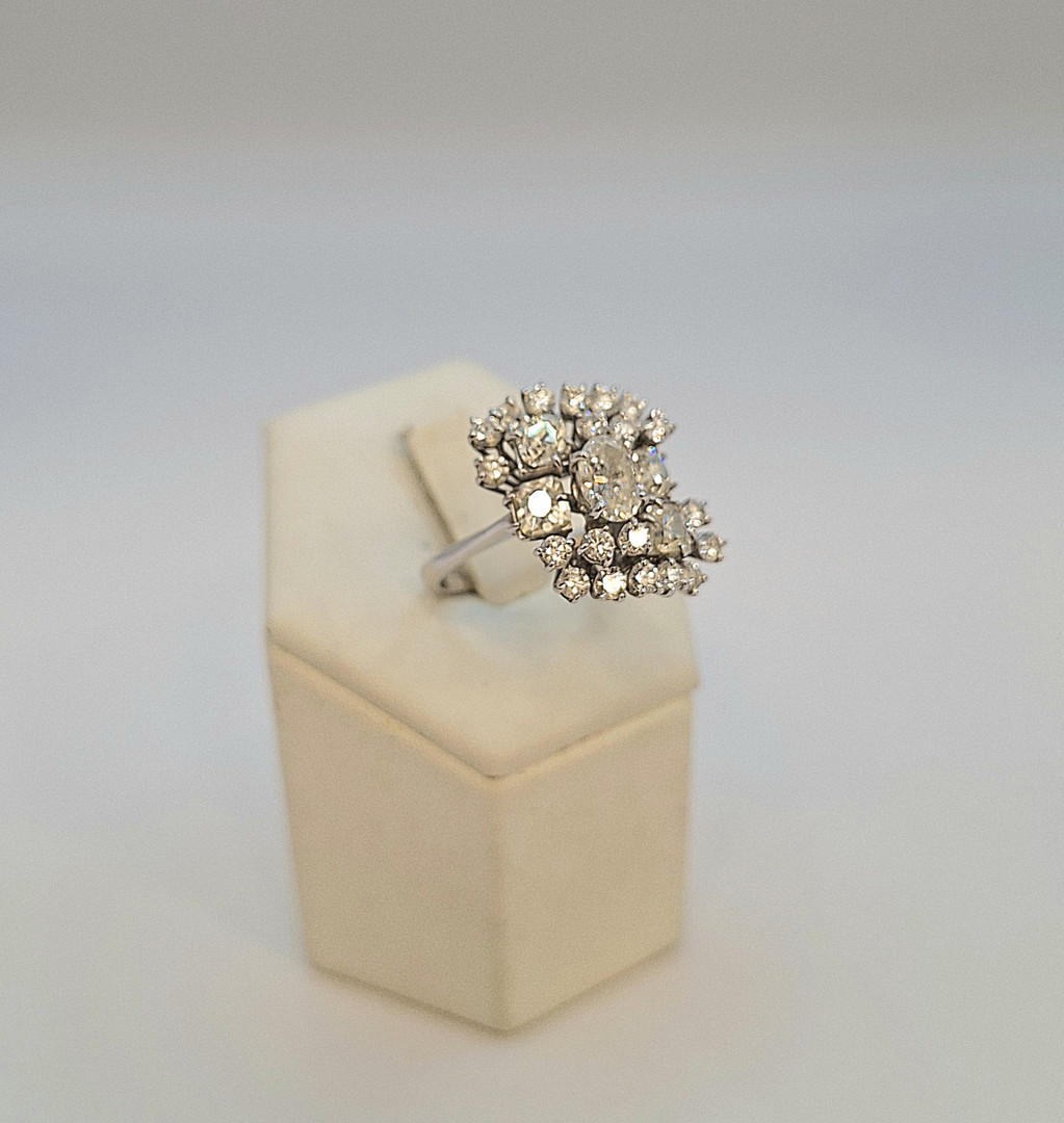 Anello oro diamanti