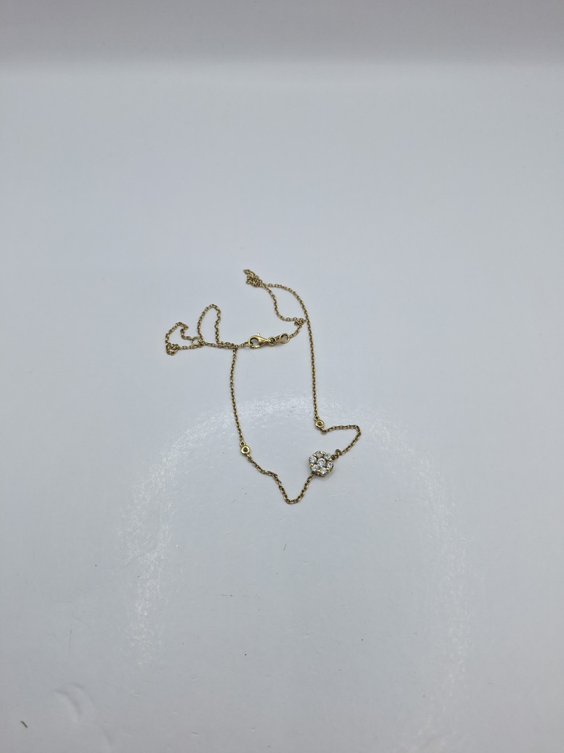 Collana oro diamantini