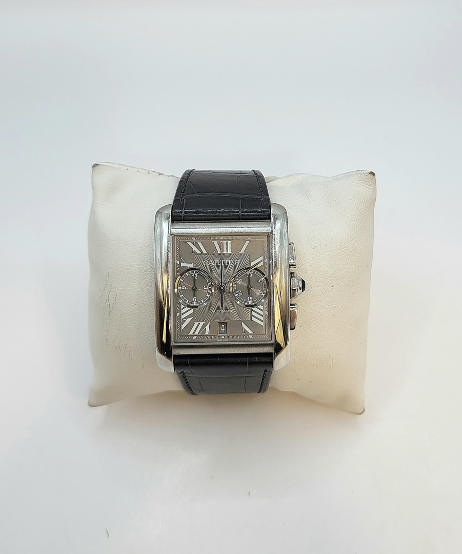 Cronografo Cartier acciaio