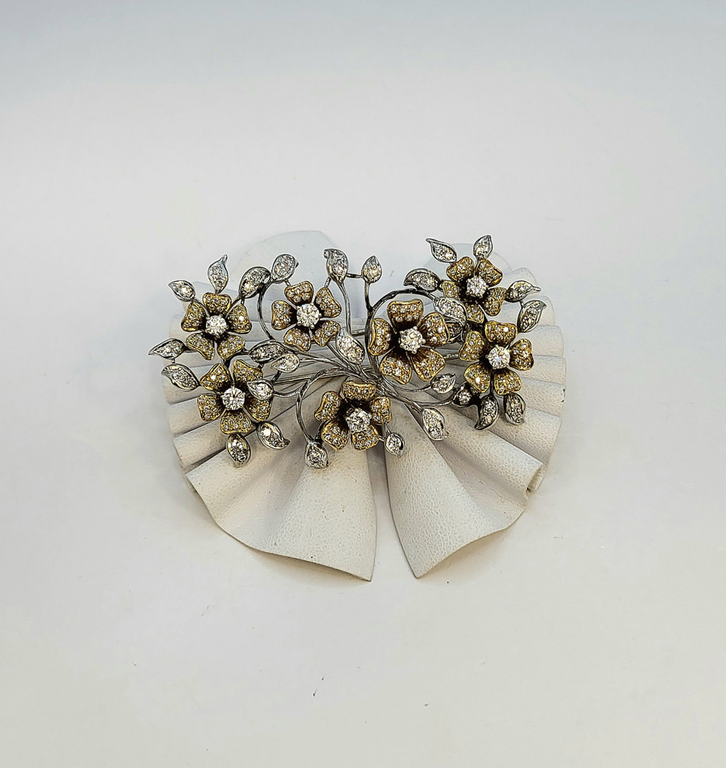 Spilla oro diamanti