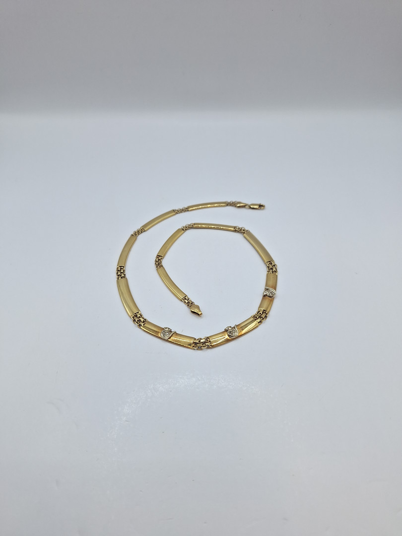 Collana oro pietre