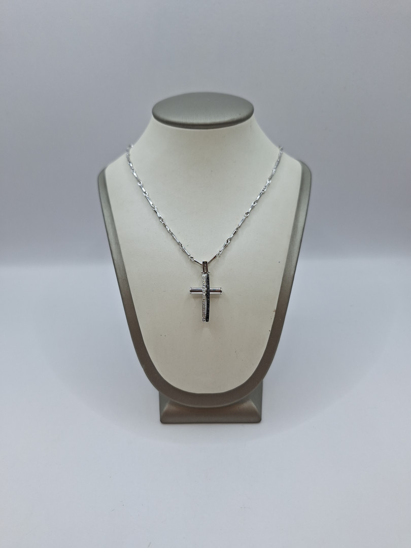 Collana ciondolo oro diamantini pietre
