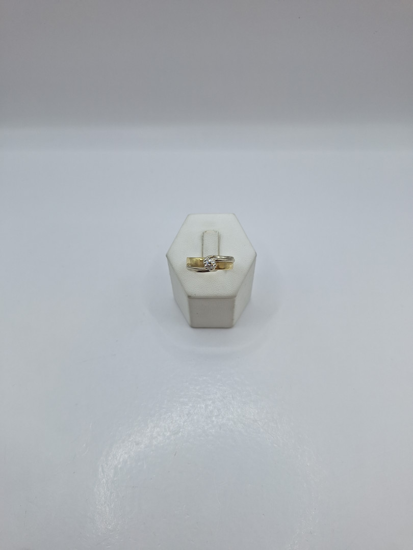 Anello oro diamante
