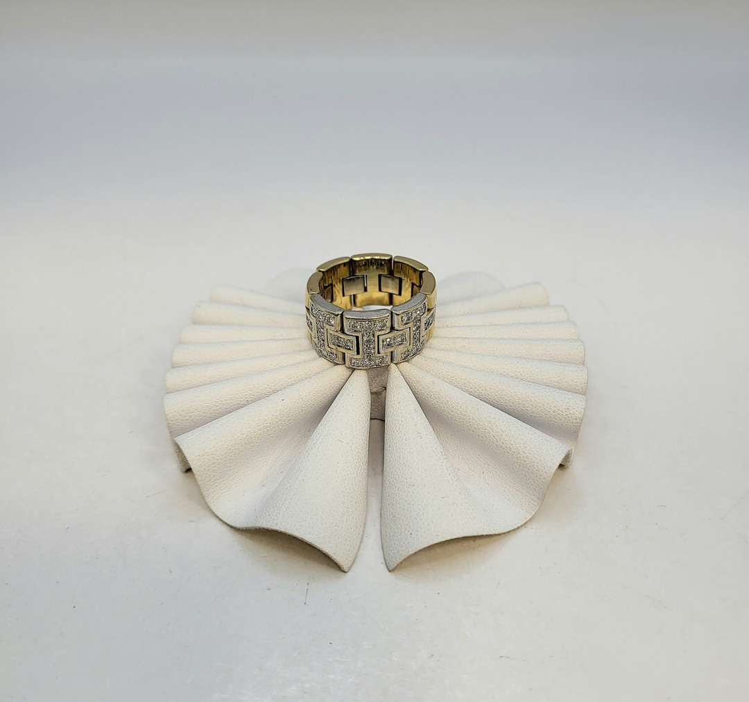 Anello oro diamantini